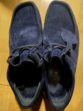 Barkers Men's Suede Navy Blue