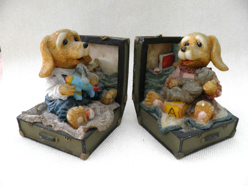 Pair vintage 1980s porcelain - 1980s,