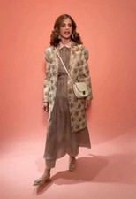 ASOS jacquard lilac pink gold