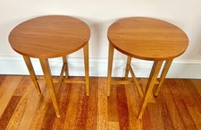 Pair Vintage Folding Side