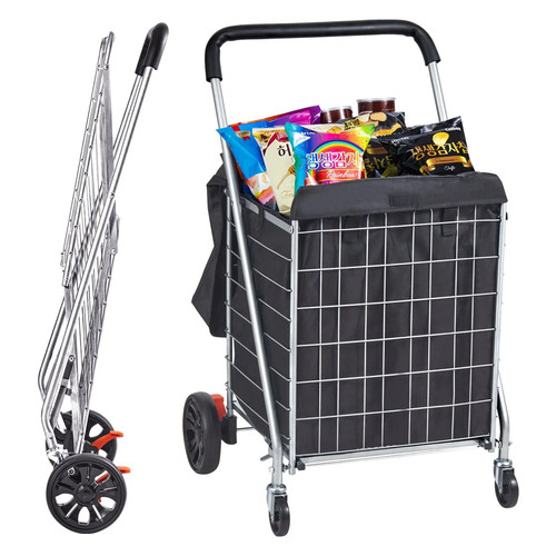 Vevor folding shopping - folding, cart