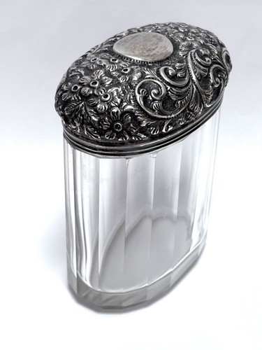 Silver lidded glass - silver,