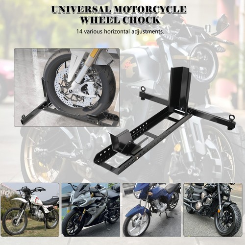 Front adjustable wheel chock - front,