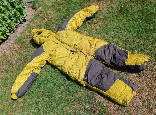 Mountain equipment down suit - suit, l