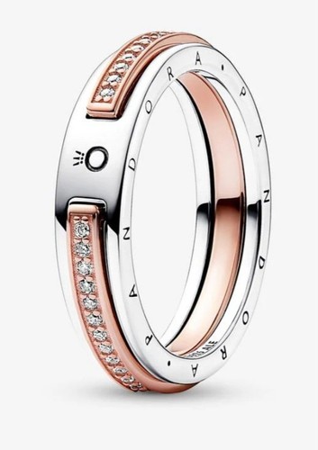 Pandora silver rose gold - silver, &