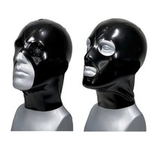Mens Latex Hood with Back