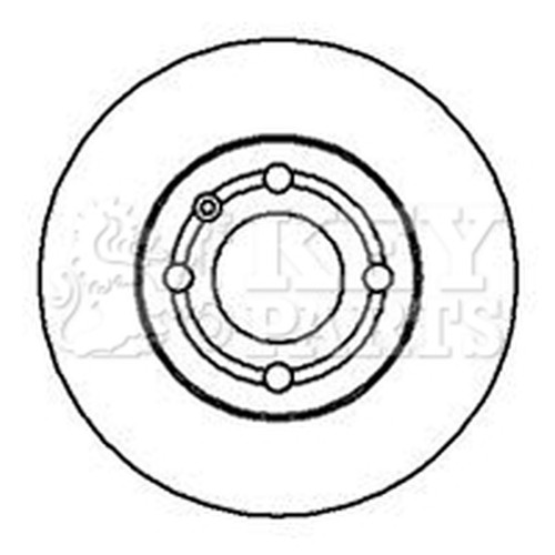 Brake discs vented - brake, for