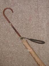 Antique Gold Plate Beige Canopy Umbrella With Faux Snake Skin Handle By Fox