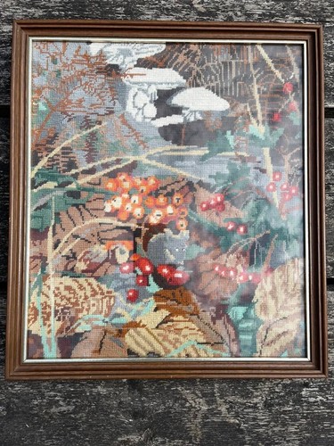 Framed vintage mid - , century