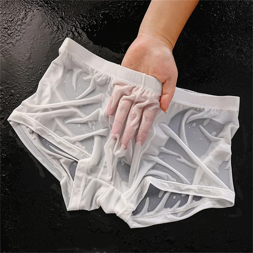 Ultra thin ice silk boxers - ultra,