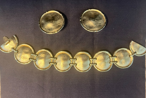Chunky etruscan bracelet - chunky,