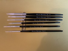 Major Brushes Sable Substitute 6 artist brushes P2492