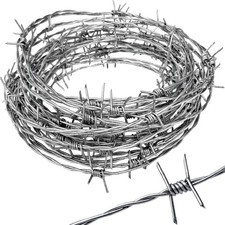 Real Barbed Wire 25Ft 18 Gauge