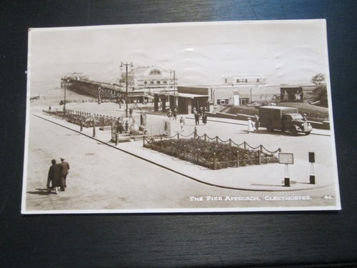 Postcard cleethorpes the pier - postcard, cleethorpes,