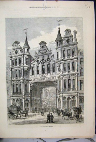 Original old antique print - original,