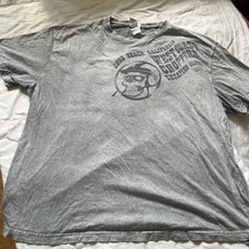 West Coast Choppers  2001 Vintage T-Shirt helmet  cheating death Gray Size 2XL