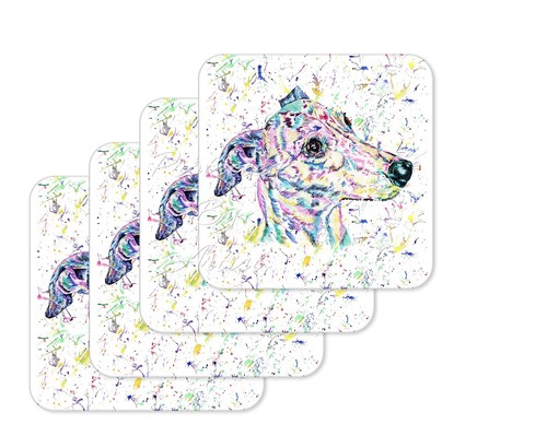 Coaster greyhound racing dog - coaster,