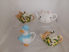 Bundle of Animal/Wildlife Shaped  Novelty Teapots
