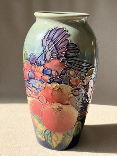 Moorcroft fruit and finches - moorcroft,