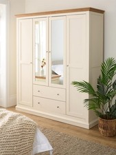 Hanna 4 Door 2 Drawer Mirrored