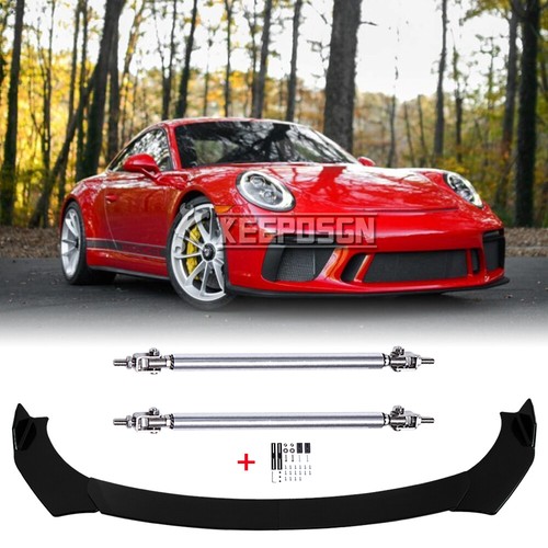 Gloss front bumper - bumper, lip