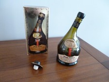 Saint Vivant Armagnac bottle vintage, Sombrero Hat cork and Box.