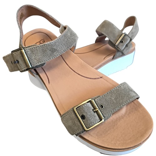 Ugg sandals suede buckle strap - sandals,