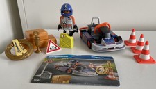 Playmobil sport Race Car go cart  Starter Set with Driver Figure  71187 Unboxed.