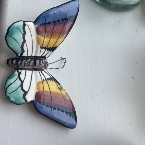 Ceramic butterfly wall art - wall,