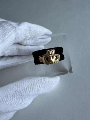 Vintage irish claddagh yellow - irish,