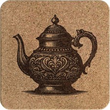 'Fancy Teapot' Square Cork