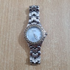 Fossil Blue Ladies Quartz Watch AM-3478 New Battery 7"