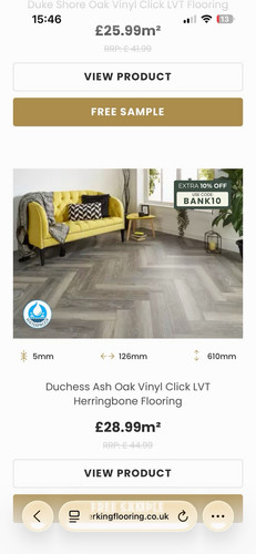 Duchess ash oak vinyl - oak, click