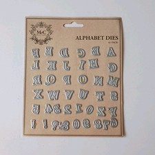 Alphabet & Number Dies Uppercase M&C Boutique 41 Dies Cardmaking Alphanumeric