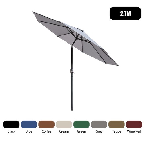 3m banana parasol - 2.5m,