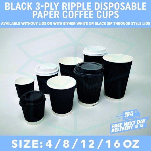 Black ripple paper coffee - paper,