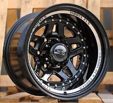 4X 15" OFF ROAD wheels 5X139.7 10J ET-44 4x4 for Suzuki Jimny Vitara Samurai