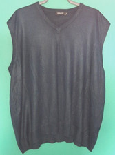 Mens Sweater Vest Navy Blue Tank Top Pullover Gents UK Size 2XL 'B74