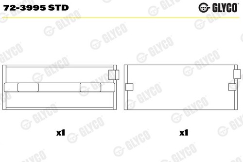 Glyco 3995 std crankshaft - std,