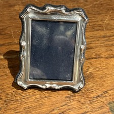 vintage hallmarked silver photo frame RC Carrs Of Sheffield 1993 5.5x4.5cm