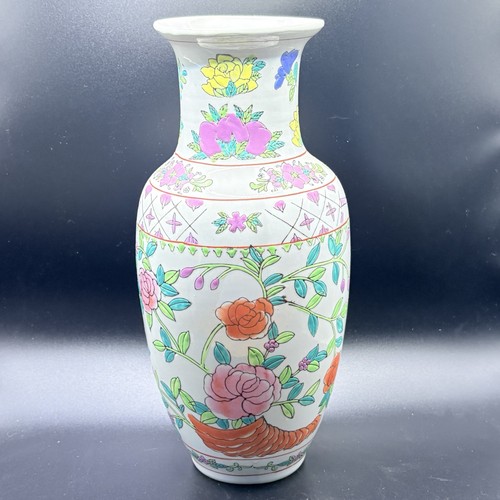 Chinese famille rose vase a - famille,
