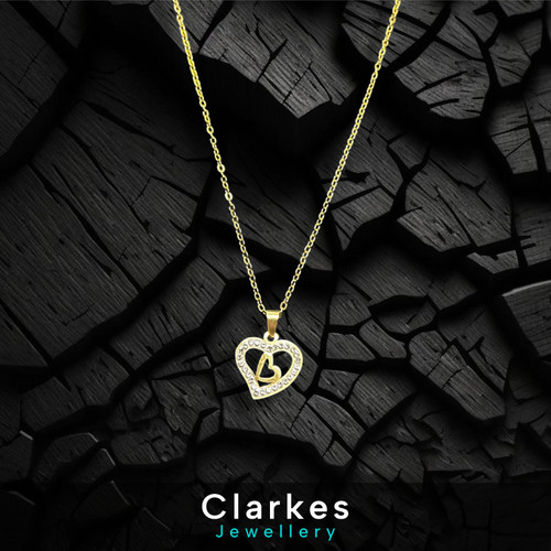 Ladies 9ct gold - ladies, heart