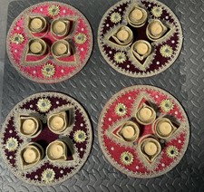 Mehndi Plates Set of 4