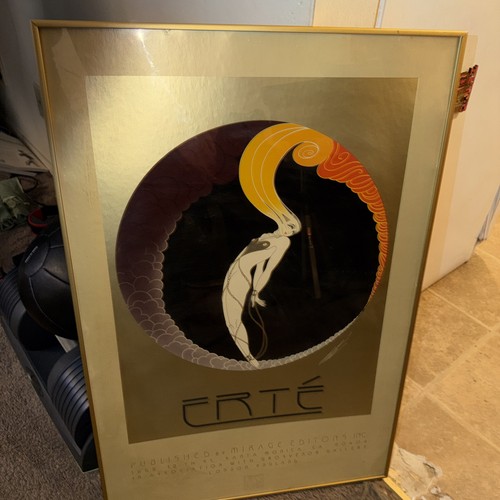 Erte framed poster - erte,