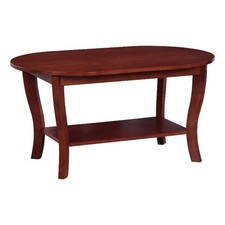 Maklaine Oval Coffee Table
