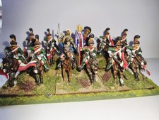 Napoleonic 28mm Metal Painted French Lancers