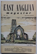 East Anglian Magazine May 1954, Leonard Squirrell, Sailing Barges, Sawston Hall