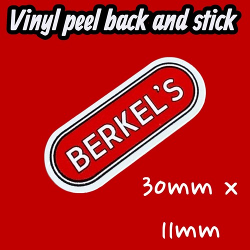 Berkel stove vinyl sticker - stove,