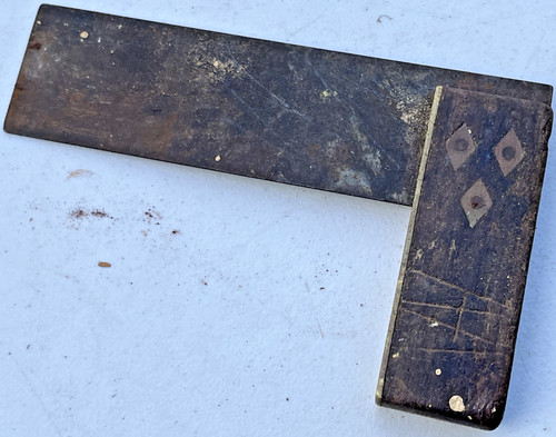 Vintage carpenters set square - vintage,