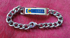 1970s Chelsea FC bracelet. enamel/chrome.